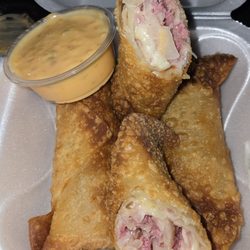 Niki'z Pub - Reuben Eggrolls for St. Paddy's Day