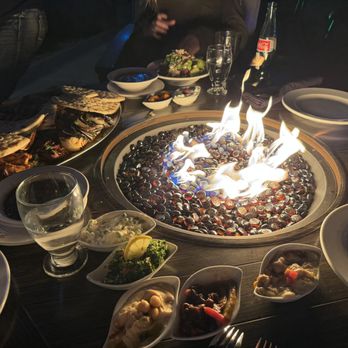 Layali Dubai Restaurant & Lounge - Huge food platter - Middle Eastern Near Me - Murfreesboro, Tennessee