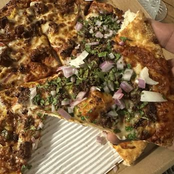 Rayo’s Pizza - Slice of Carne Asada pizza - Pizza Near Me - Hayward, California