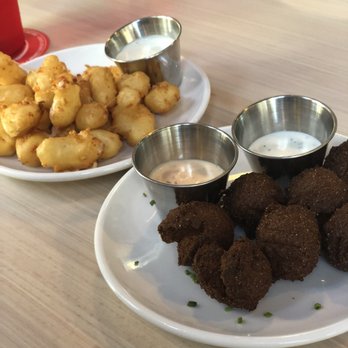 Noble Wave - Fried cheese curds and hush puppies - Cajun/Creole Near Me - Salem, Oregon Noble Wave - Fried cheese curds and hush puppies - Cajun/Creole Near Me - Salem, Oregon