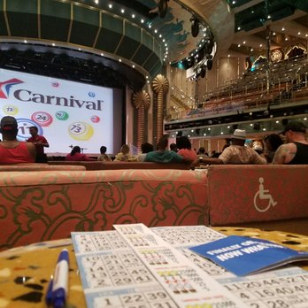 Carnival Victory - Bingo! In Caribbean Lounge - Boat Tours Near Me - Downtown Miami, Florida