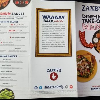 Zaxbys - Menu - Fast Food Near Me - Kernersville, North Carolina Zaxbys - Menu - Fast Food Near Me - Kernersville, North Carolina