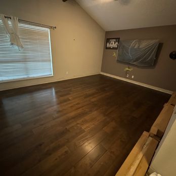 Valley Home Construction and Remodeling - Living room with new hardwood flooring. - Damage Restoration Near Me - Las Vegas, Nevada Valley Home Construction and Remodeling - Living room with new hardwood flooring. - Damage Restoration Near Me - Las Vegas, Nevada