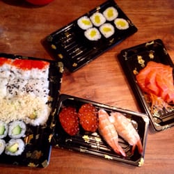 Sushi bezorgen voor lunch!