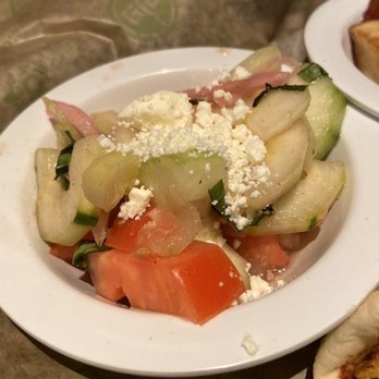 Taziki's Mediterranean Cafe - Hampden - Tomato cucumber salad - Greek Near Me - Denver, Colorado Taziki's Mediterranean Cafe - Hampden - Tomato cucumber salad - Greek Near Me - Denver, Colorado