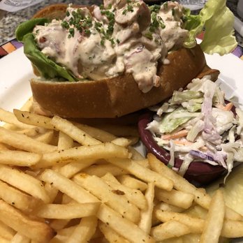 The Plaza Grill - Lobster roll plate. - Seafood Near Me - Lakeside, California