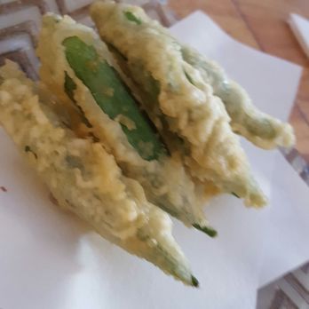 MeNami - Fried okra - Japanese Near Me - Toronto, Ontario MeNami - Fried okra - Japanese Near Me - Toronto, Ontario