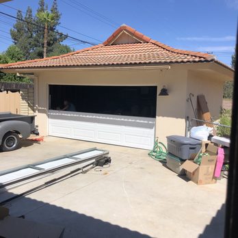 Humberto's Garage Doors - My new door going up - Garage Door Services Near Me - Pomona, California