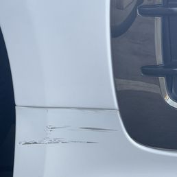 Dash Carwash Scratched my new car Dash Carwash Scratched my new car