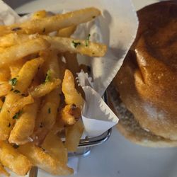 Liberatore's Ristorante & Catering - Crab Cake Sandwich with French Fries