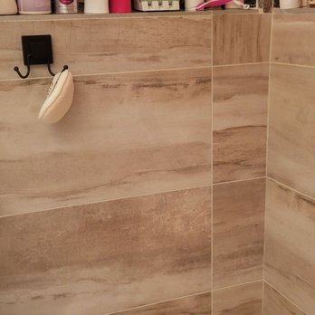 Apex Builders and Contractors - Our beautiful finished shower Crystal and Ian did - Kitchen & Bath Near Me Apex Builders and Contractors - Our beautiful finished shower Crystal and Ian did - Kitchen & Bath Near Me