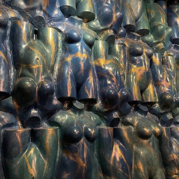 Happy Accidents - a wall of blue and green sculptures - Bars Near Me - Albuquerque, New Mexico Happy Accidents - a wall of blue and green sculptures - Bars Near Me - Albuquerque, New Mexico