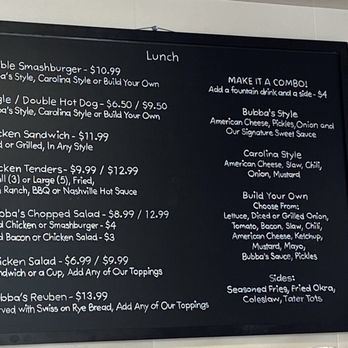 Bubba’s Gas & Grill - Lunch Menu - Diners Near Me - Blowing Rock, North Carolina Bubba’s Gas & Grill - Lunch Menu - Diners Near Me - Blowing Rock, North Carolina
