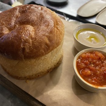 The Palomar Restaurant - The kubaneh bread looks impressive but it's just a big brioche - Middle Eastern Near Me - London, XGL The Palomar Restaurant - The kubaneh bread looks impressive but it's just a big brioche - Middle Eastern Near Me - London, XGL