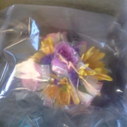 Last minute corsage which came out beautiful!!