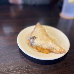 Vick's Vittles Country Kitchen - Peach with green chile Turnover