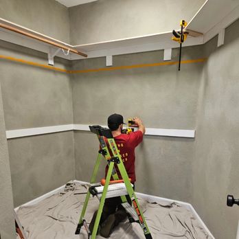 Heritage Handyman Services - Installing ledger for the shelves - Handyman Near Me