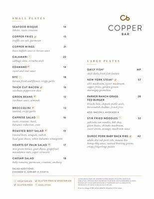 Menu photo 7 Copper Bar Kohala Coast, HI Menu photo 7 Copper Bar Kohala Coast, HI