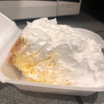 Janet's Montana Cafe - Coconut cream pie - American Near Me - Alpine, California Janet's Montana Cafe - Coconut cream pie - American Near Me - Alpine, California