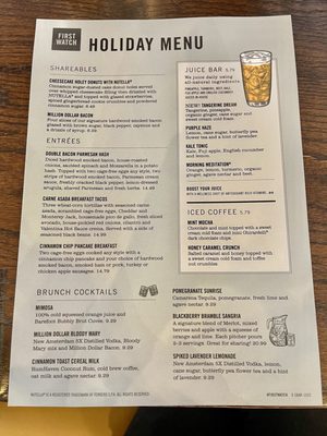 Menu photo 1 First Watch Columbia, MD Menu photo 1 First Watch Columbia, MD