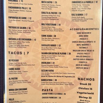 Cascalote Latin Bistro - Menu - Latin American Near Me - New York, New York Cascalote Latin Bistro - Menu - Latin American Near Me - New York, New York