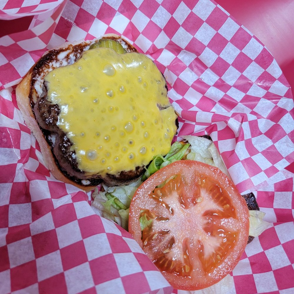 B & B Grocery - a cheeseburger with tomato and lettuce - Grocery Near Me - Petal, Mississippi B & B Grocery - a cheeseburger with tomato and lettuce - Grocery Near Me - Petal, Mississippi