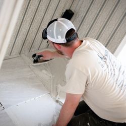 The Honey Do Service - Sevierville - Handyman work laying bathroom tile