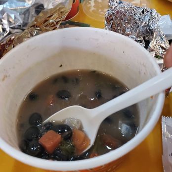 Fuzzy's Taco Shop - Watered down black beans that looked more like a soup. Didn't taste that great. - Breakfast & Brunch Near Me - Carrollton, Texas Fuzzy's Taco Shop - Watered down black beans that looked more like a soup. Didn't taste that great. - Breakfast & Brunch Near Me - Carrollton, Texas