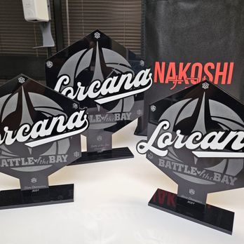 Nakoshi - Custom cut acrylic trophies - Screen Printing/T-Shirt Printing Near Me - Milpitas, California