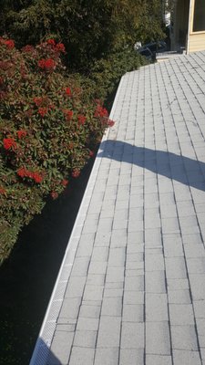 Gutter Guard Installation - Installing Gutter Guards can be a real investment and time saver if you find yourself needing your gutters cleaned more than once a year because they seem to always be filling up with leaves and other debris. Gutter guards could be your solution to cutting back on all that time & money wasted. With so many styles on the market it can be difficult to know which ones to choose. Our professionally trained team will provide you with a free on-site inspection and recommendation on what will work best for your home. Even if you have guards already an inspection may be the best idea as homeowners often don't recognize they have guards that are either the wrong fit or have simply deteriorated to the point they are no longer functional. Give us a call and let us help you today!
