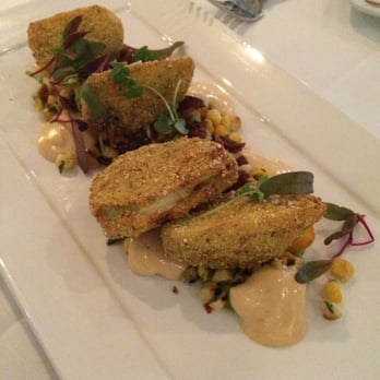 Flea Street - Fried green tomatoes - New American Near Me - Menlo Park, California Flea Street - Fried green tomatoes - New American Near Me - Menlo Park, California