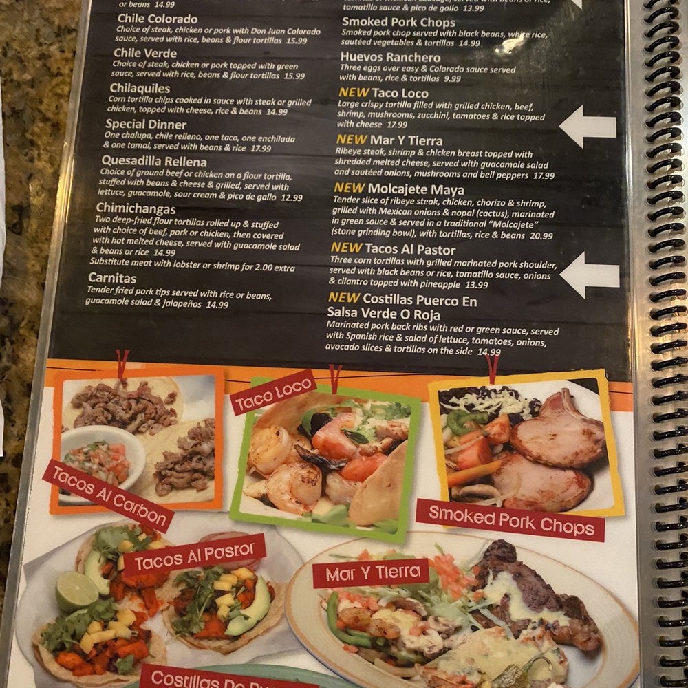 Don Juan Mexican Restaurant - Brighton - Menu - Mexican Near Me - Brighton, Michigan