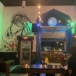 Noble Creature Wild Ales & Lagers - Cool art at Noble Creature Ale! Love this place!!