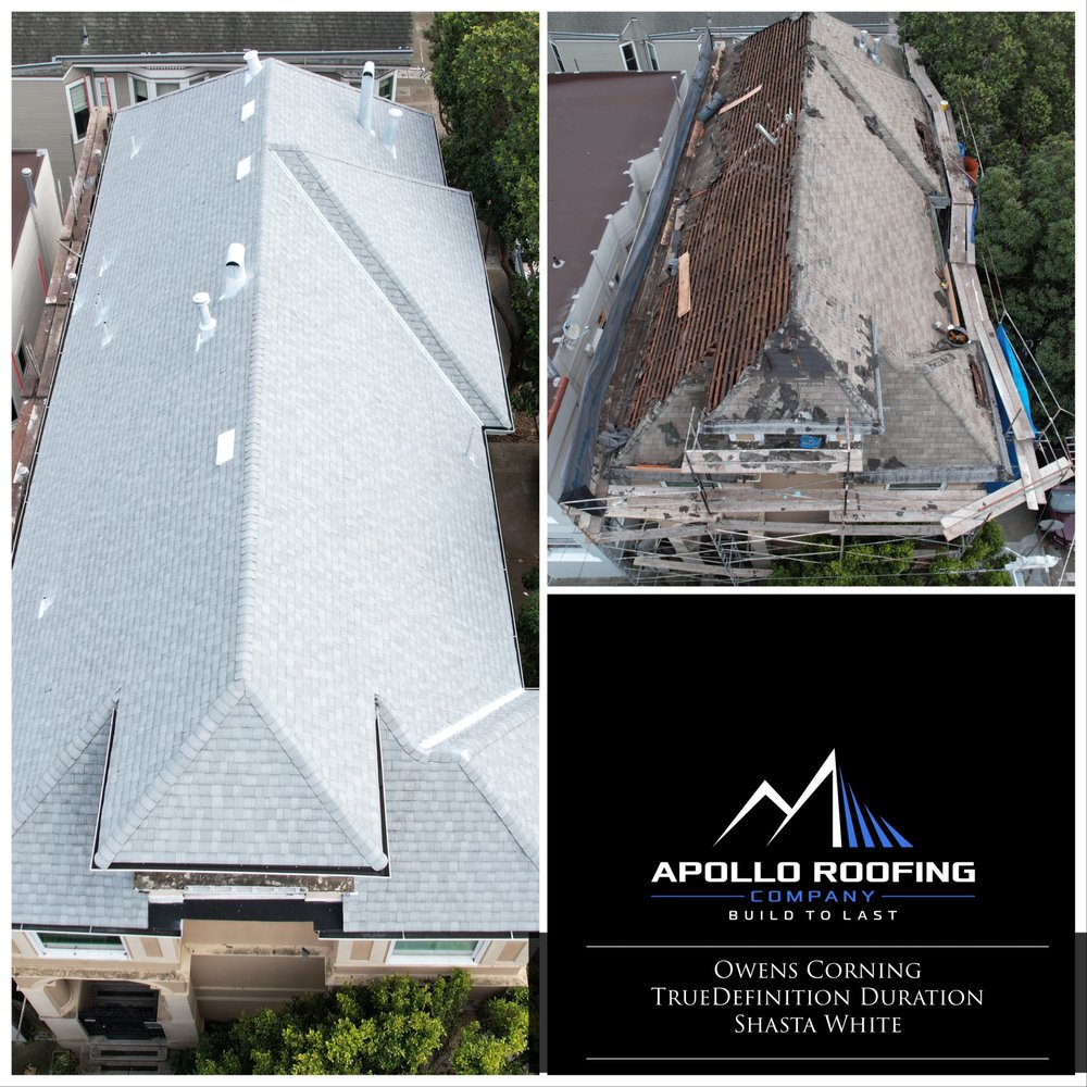 Slide of Apollo Roofing Company