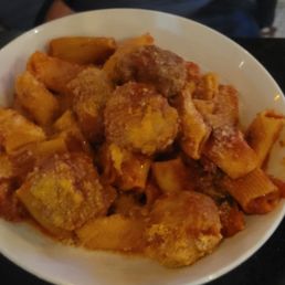 Rigatoni with meatballs Rigatoni with meatballs