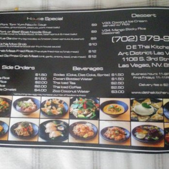 D E Thai Kitchen - Downtown - Thai Near Me - Las Vegas, Nevada