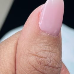 Polish overlaping with my cuticle, poor-quality work