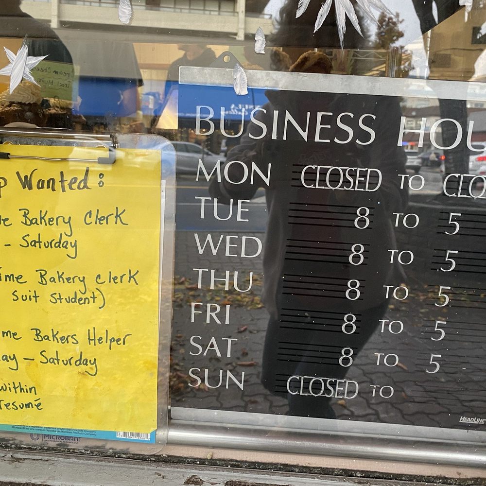 Sidney Bakery - Hours - Bakeries Near Me - Sidney, British Columbia