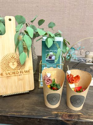 The Sacred Flame Charcuterie Mobile Bar