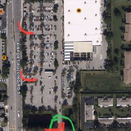 Glades Blvd will allow a left hand turn. All the others are right turn only. Glades Blvd will allow a left hand turn. All the others are right turn only.