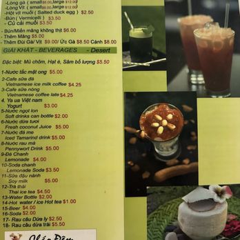 Cháo Đêm - Menu - Vietnamese Near Me - Garden Grove, California