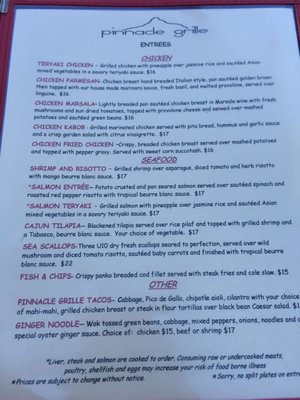 Menu photo 7 Pinnacle Grille Scottsdale, AZ Menu photo 7 Pinnacle Grille Scottsdale, AZ