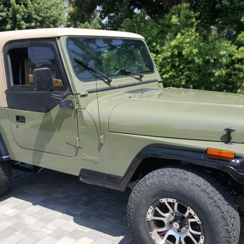 Corona Collision Center - 1995 Jeep restoration paint job. Final Job. Excellent. - Body Shops Near Me - Fontana, California Corona Collision Center - 1995 Jeep restoration paint job. Final Job. Excellent. - Body Shops Near Me - Fontana, California