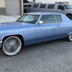 Audio City USA - My 1970 Caddy after the wheels from Audiocity arrived and were mounted.
