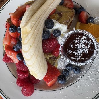 Mama's On Washington Square - Mama's French Toast Sampler - Breakfast & Brunch Near Me - San Francisco, California