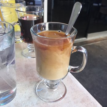 Tryst Cafe PHX - Coffee with creamer. I like the cups. - Beer, Wine & Spirits Near Me - Phoenix, Arizona
