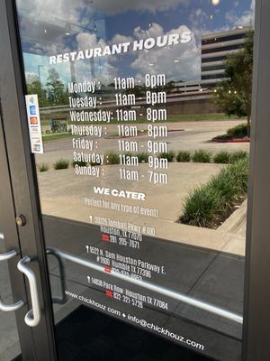 Menu photo 4 Chick Houz Houston, TX