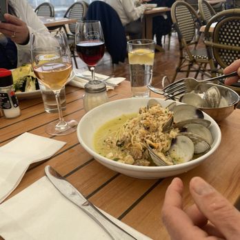 Matunuck Oyster Bar - Clams with linguine - Seafood Near Me - South Kingstown, Rhode Island Matunuck Oyster Bar - Clams with linguine - Seafood Near Me - South Kingstown, Rhode Island