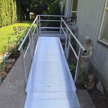 Catana Construction - Ten foot ramp with five foot landing - General Contractors Near Me - Moxee, Washington