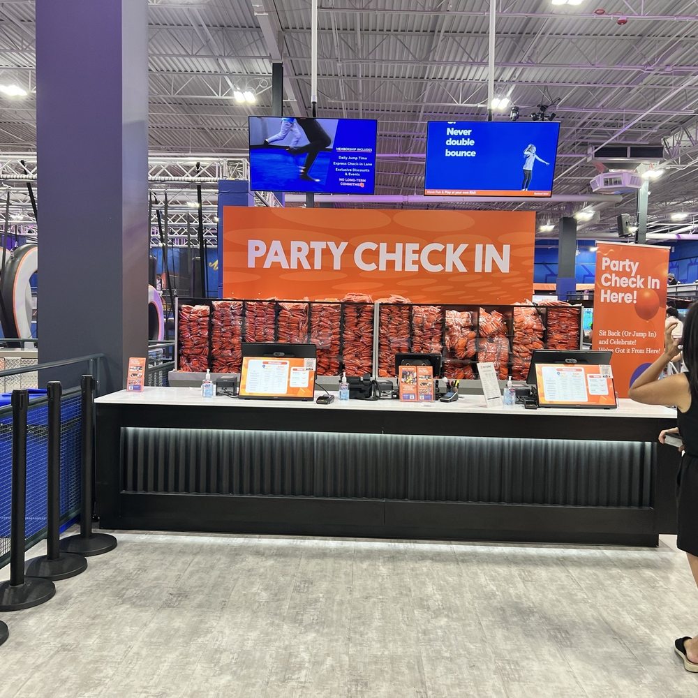 Sky Zone Trampoline Park - Check in for you and your party guest - Trampoline Parks Near Me - Huntington Beach, California Sky Zone Trampoline Park - Check in for you and your party guest - Trampoline Parks Near Me - Huntington Beach, California